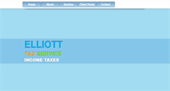 Desktop Screenshot of elliotttaxservice.com